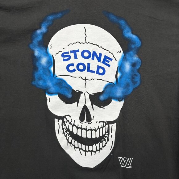 Stone Cold Smoking Skull Logo Austin 316 Oversized WWE Tee M - Picture 2 of 6